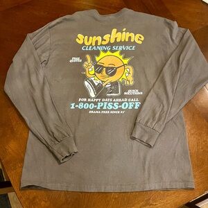 Zumiez Grey long sleeve T-shirt size large. Great condition